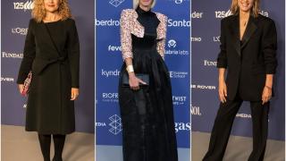 Meritxell Batet, María Porto y Sandra Barneda en un fotomontaje de Magas.