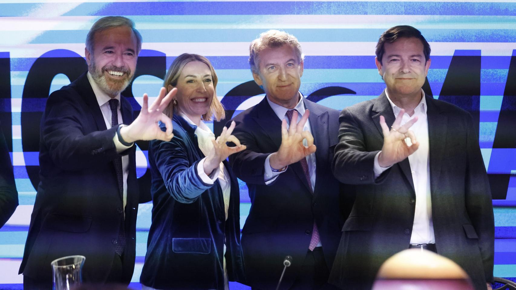 Reunión de la Junta Directiva Nacional del Partido Popular en Madrid.
