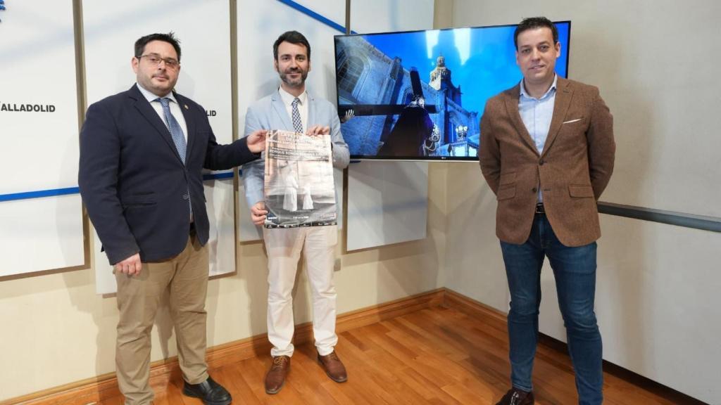 Imagen de la presentación del adelanto del spot de Semana Santa en Medina de Rioseco.