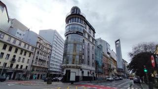 El número 1 de la calle Marqués de Amboage de A Coruña, una obra de Eduardo Rodríguez Losada