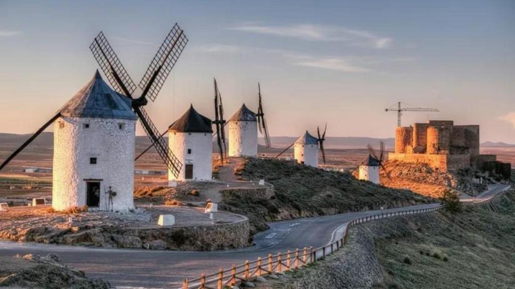 Molinos de viento de Consuegra (Toledo).