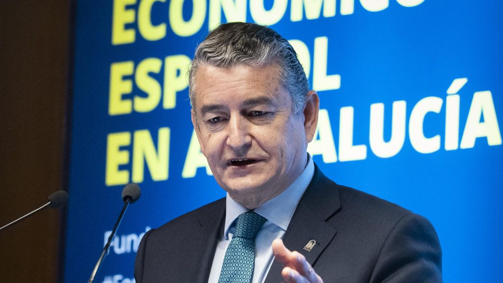 El consejero de Sanidad de Andalucía, Antonio Sanz, en el VI Foro Económico Español en Andalucía.