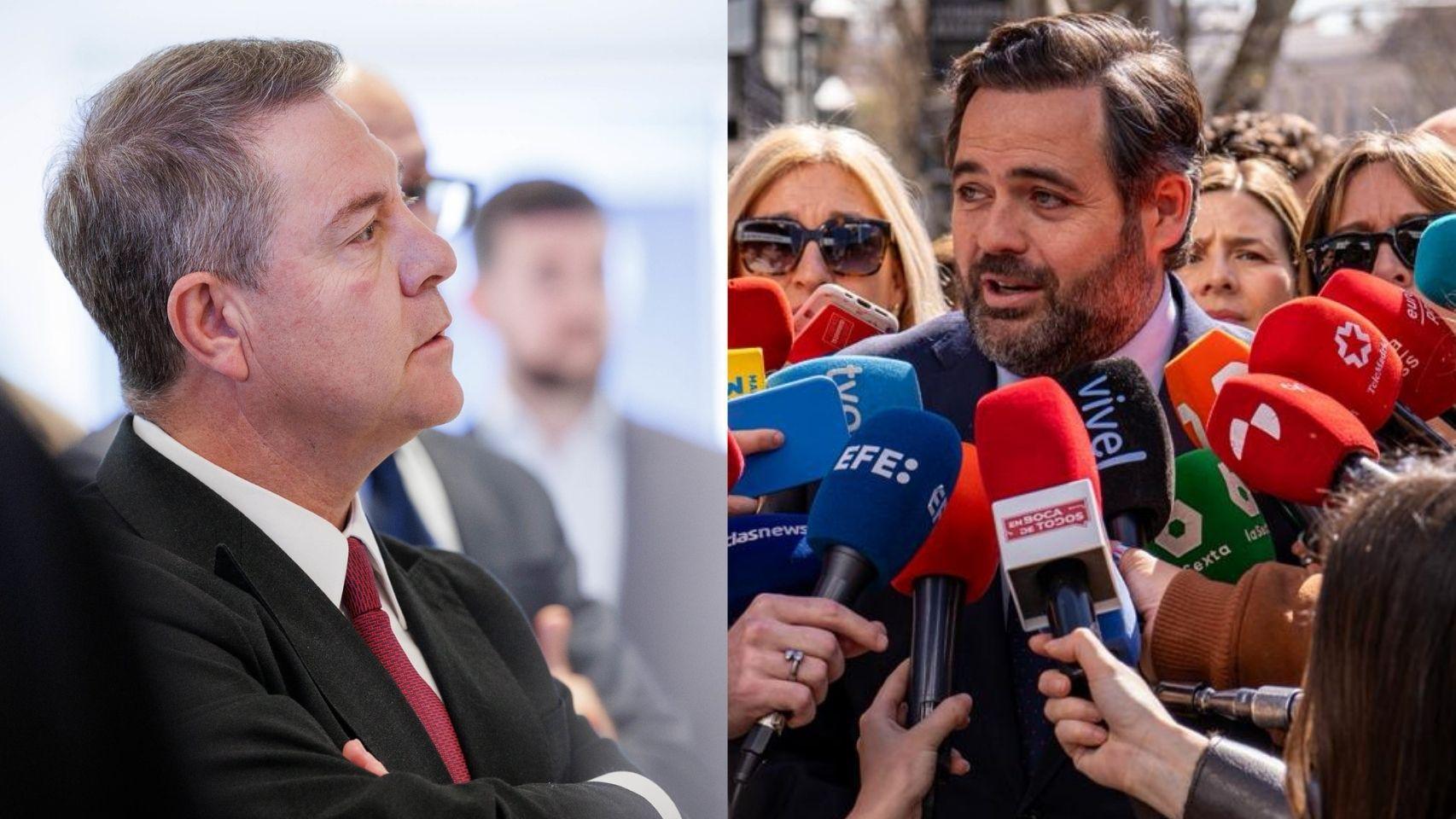 Emiliano García-Page y Paco Núñez.