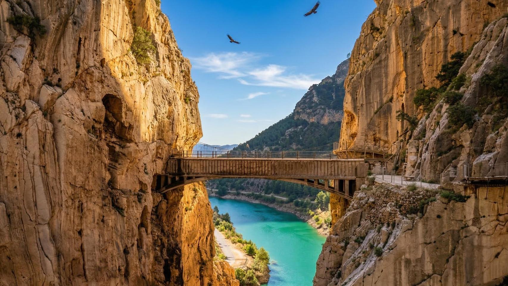 La ruta del Caminito del Rey, en Málaga.