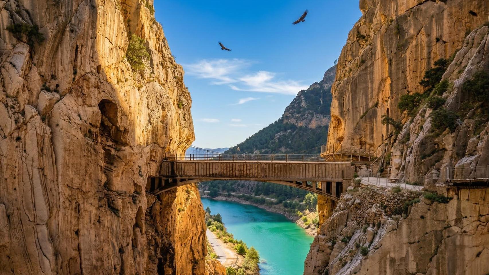 La ruta del Caminito del Rey, en Málaga.
