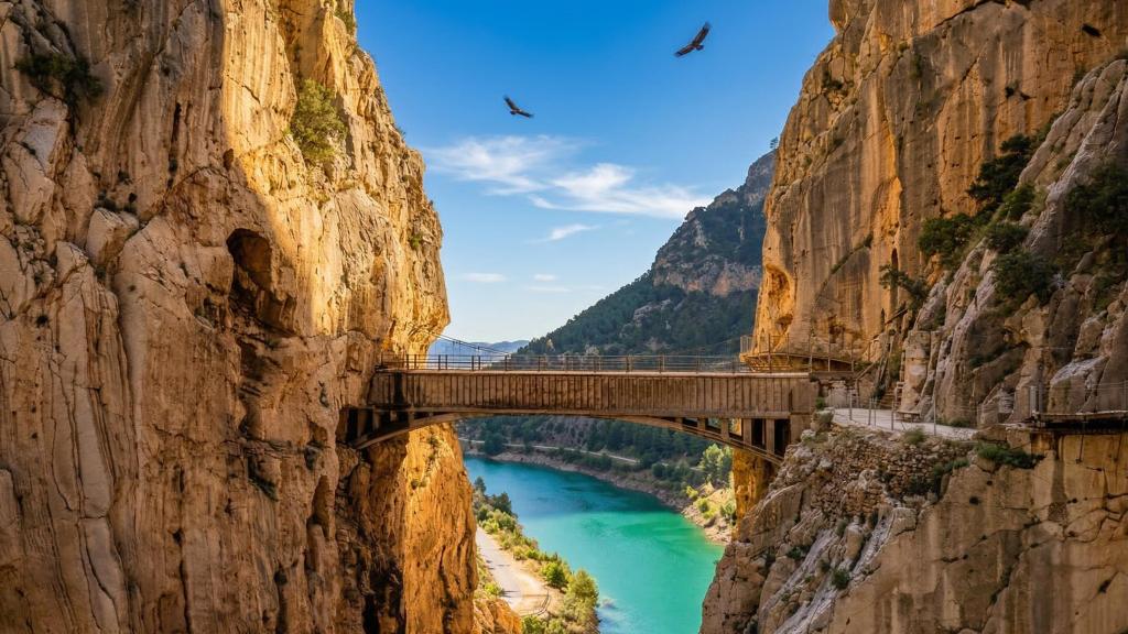 La ruta del Caminito del Rey, en Málaga.