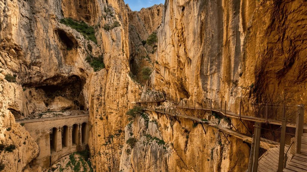 La ruta del Caminito del Rey, en Málaga.