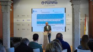 El alcalde de O Porriño, Alejandro Lorenzo