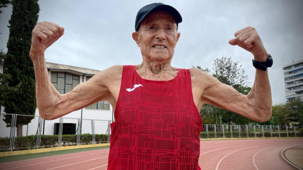 Miguel García Velasco, el atleta nonagenario.