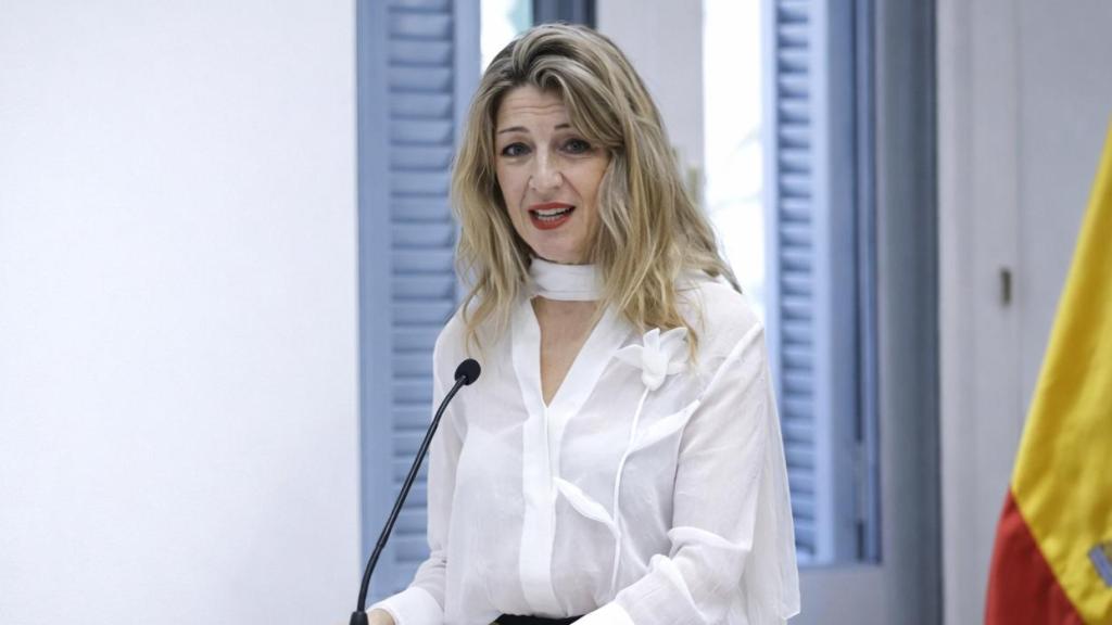 Vicepresidenta segunda y ministra de trabajo y economia social, Yolanda Díaz.