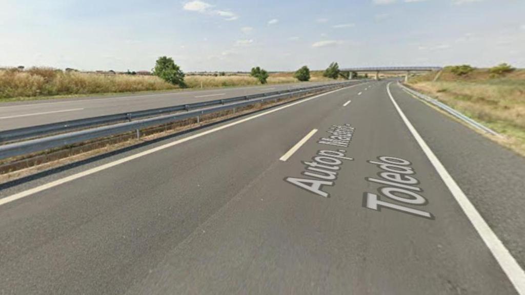 Kilómetro 17 de la AP-41. Foto: Google Maps.