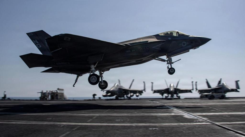 Cazas F-35 en la operación Furia Épica.