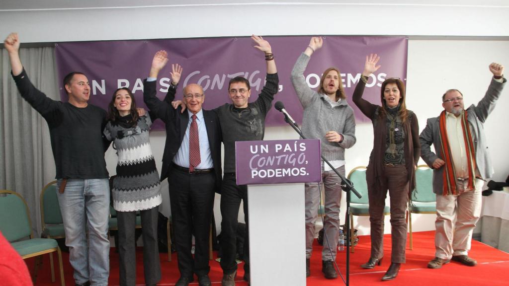 Podemos Castilla y León en un acto con Juan Carlos Monedero