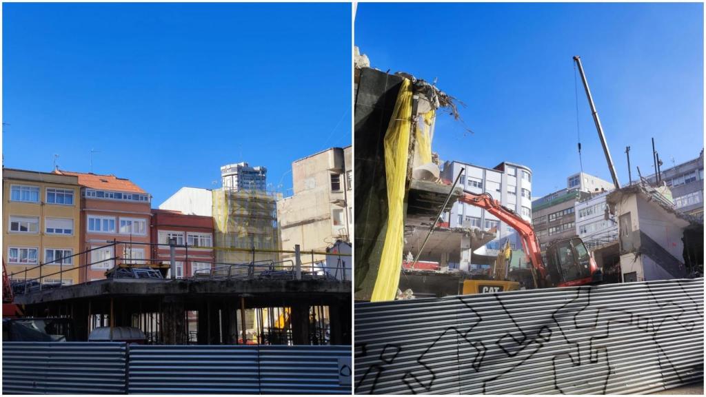 Las actuaciones esta tarde en el antiguo mercado de Santa Lucía de A Coruña