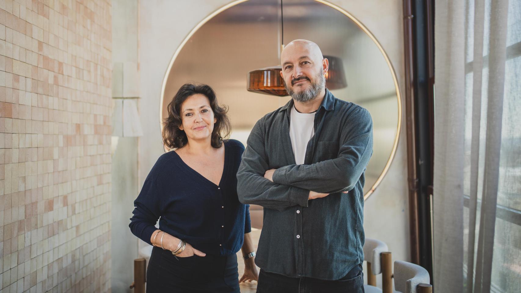 Los hermanos Álex y Ofelia Marín del Coso, fundadores del Grupo Lamucca, en su última apertura, Makáá.