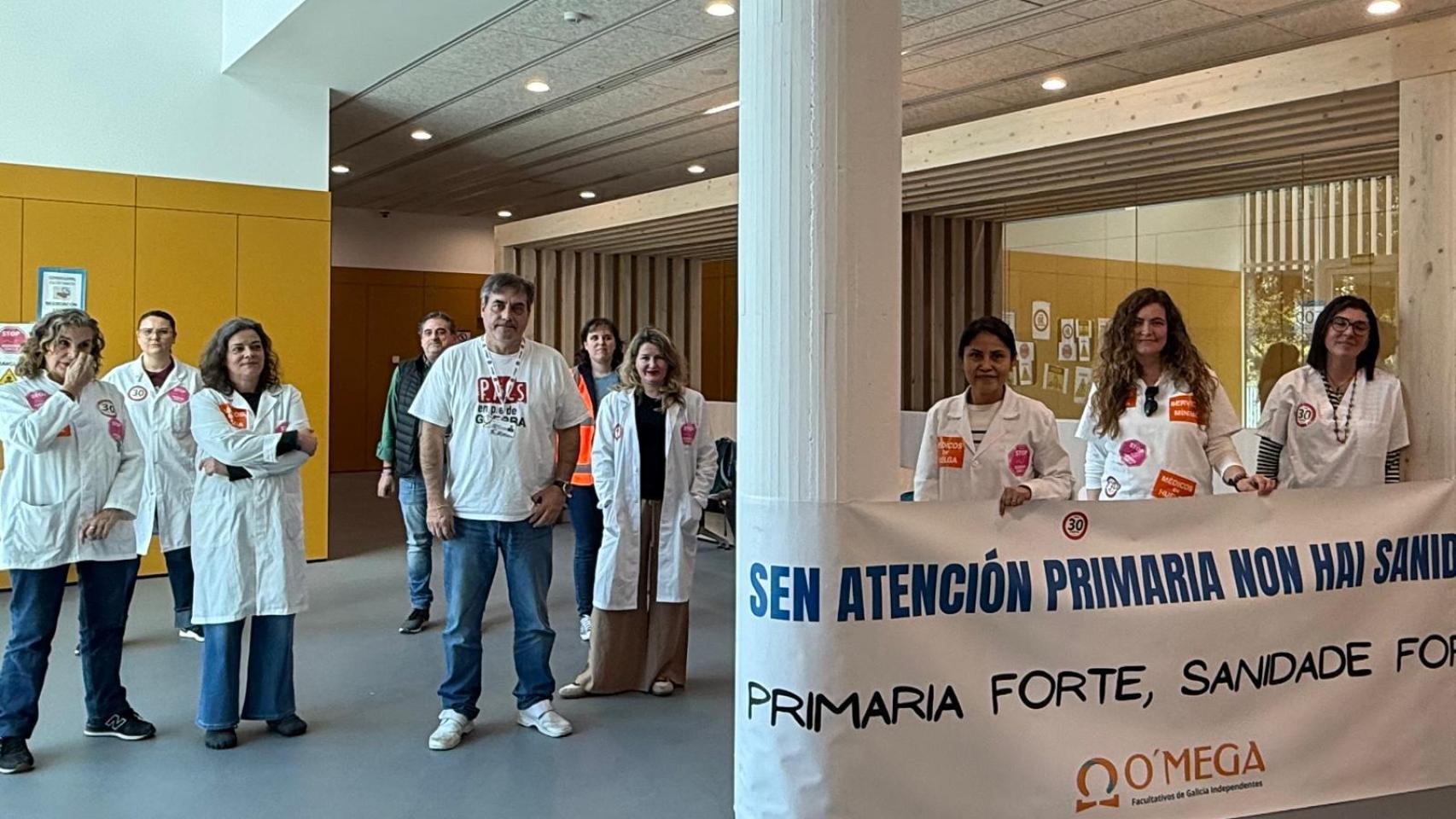 Encierro de médicos en el Centro de Salud Olimpia Valencia de Vigo