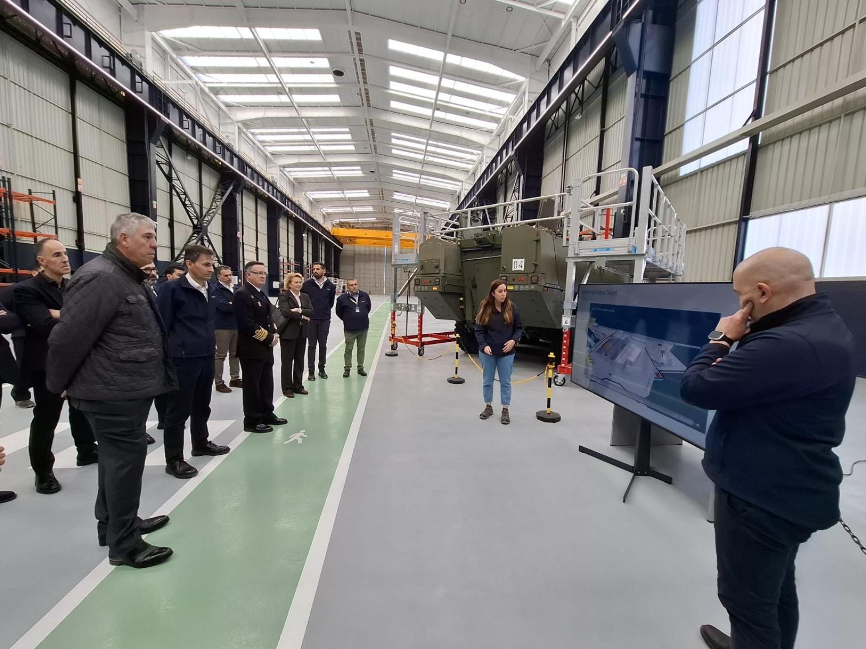 Visita del DIGAM a las instalaciones de Gijón de Indra