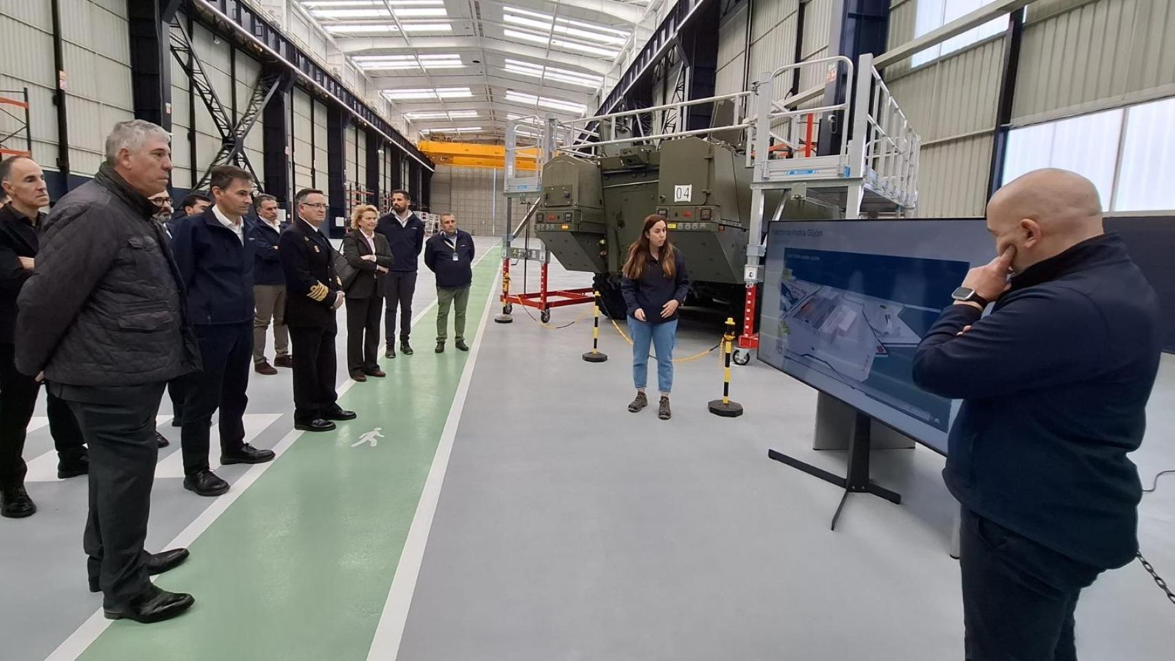 Visita del DIGAM a las instalaciones de Gijón de Indra