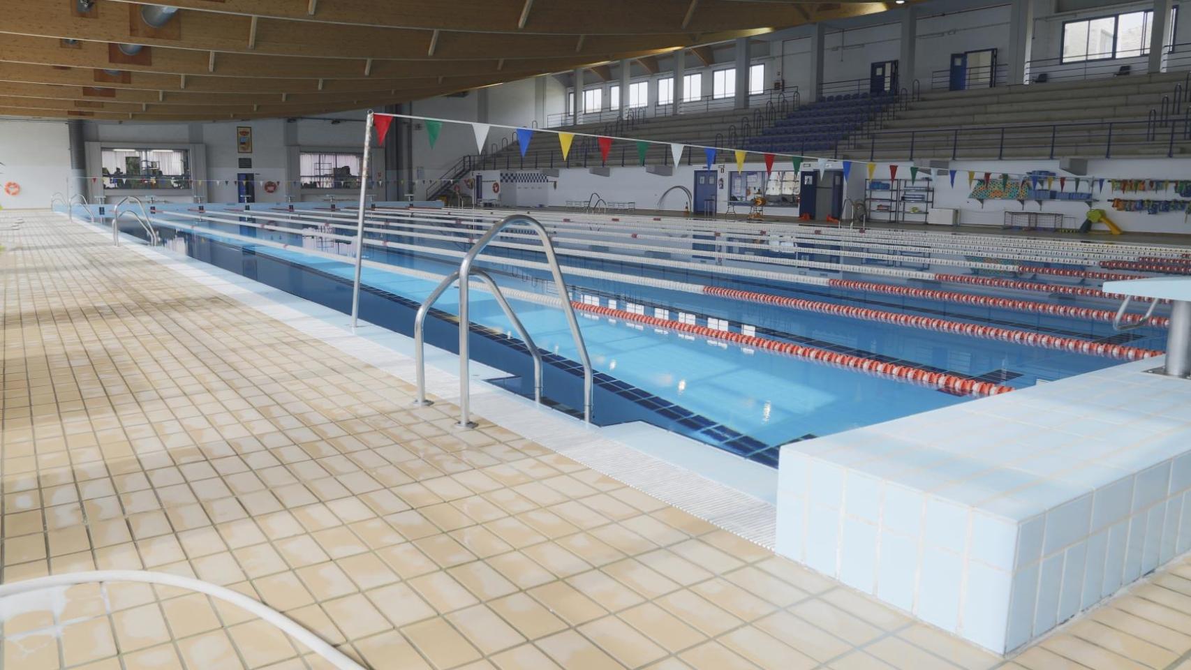 La piscina municipal.