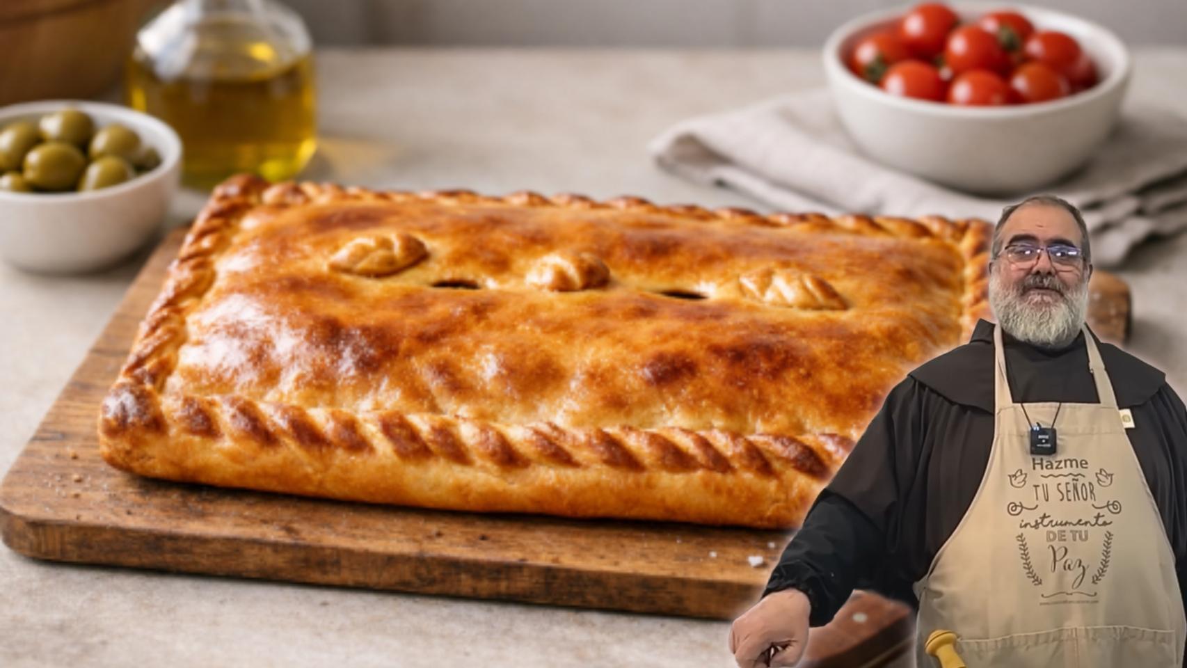 Fray Ángel, fraile cocinero, en un montaje de El Español