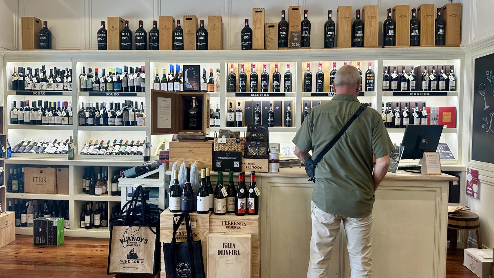 La tienda A Loja Do Vino, en Funchal.