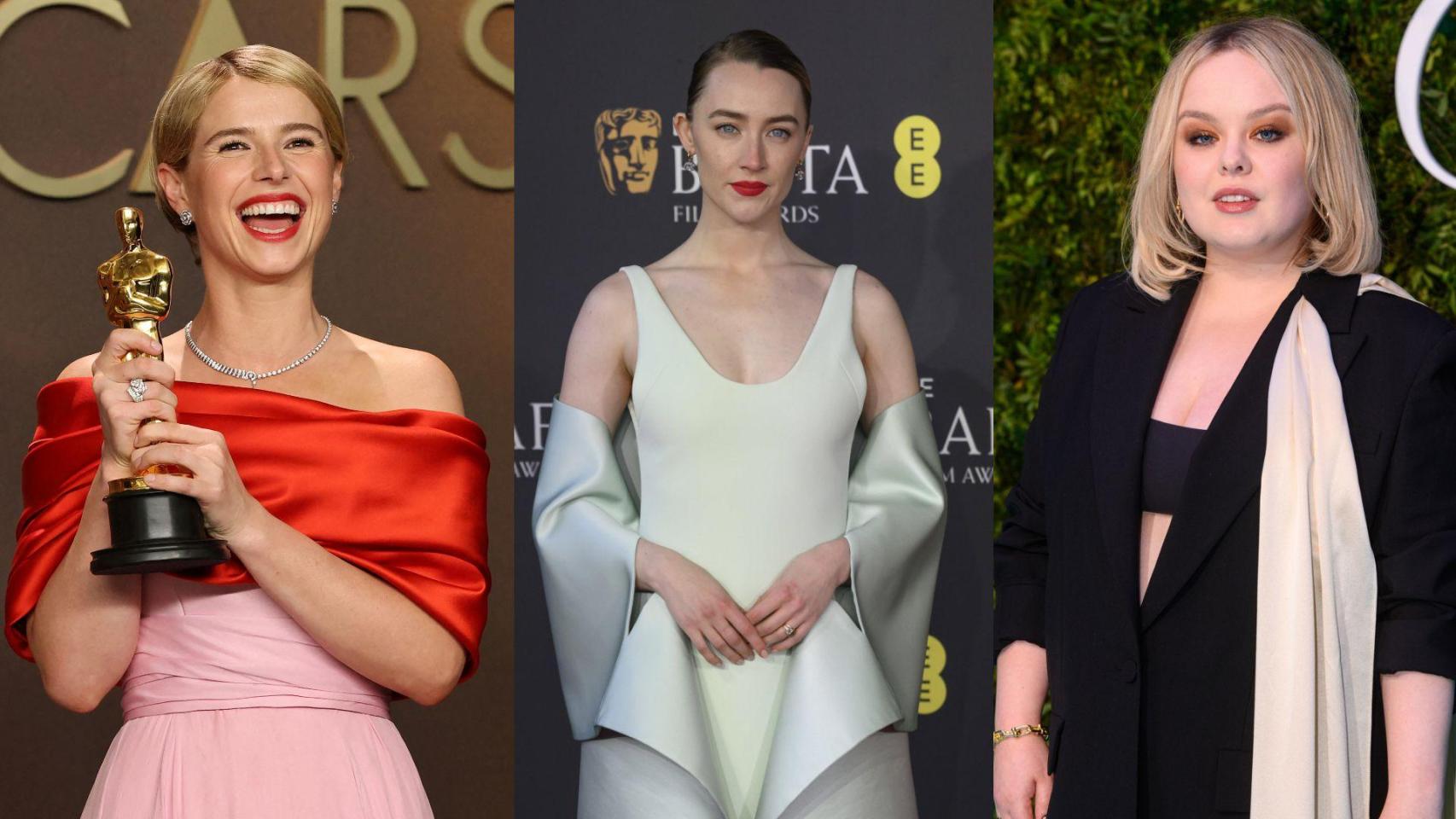 Jessie Buckley, Saoirse Ronan y Nicola Coughlan.