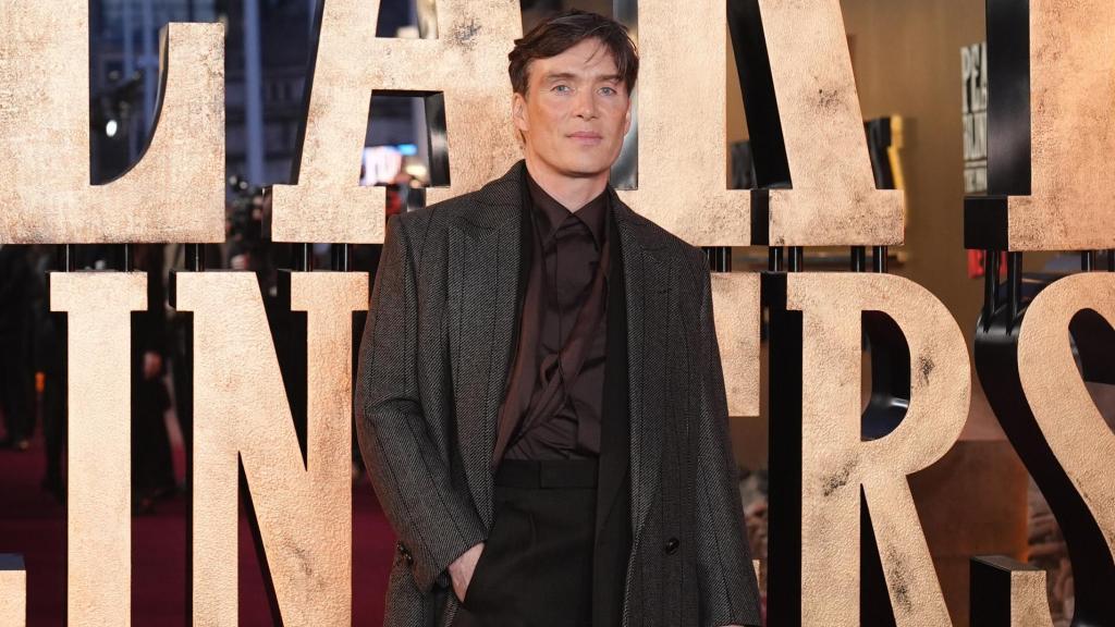 Cillian Murphy en la presentación de la serie Peaky Blinders.