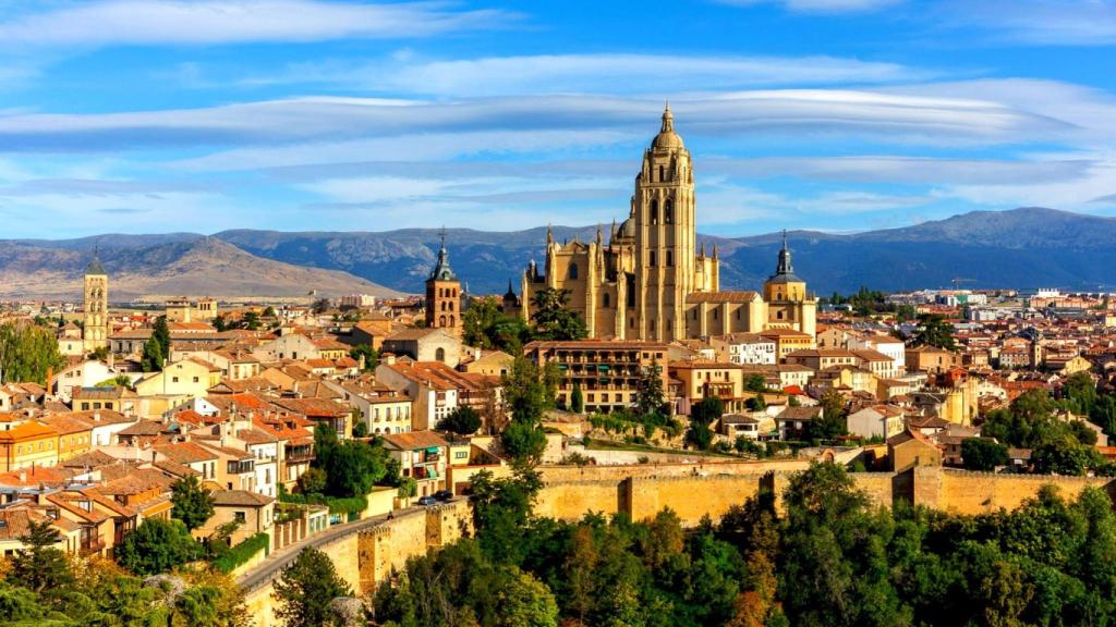 Vista de la ciudad de Segovia.