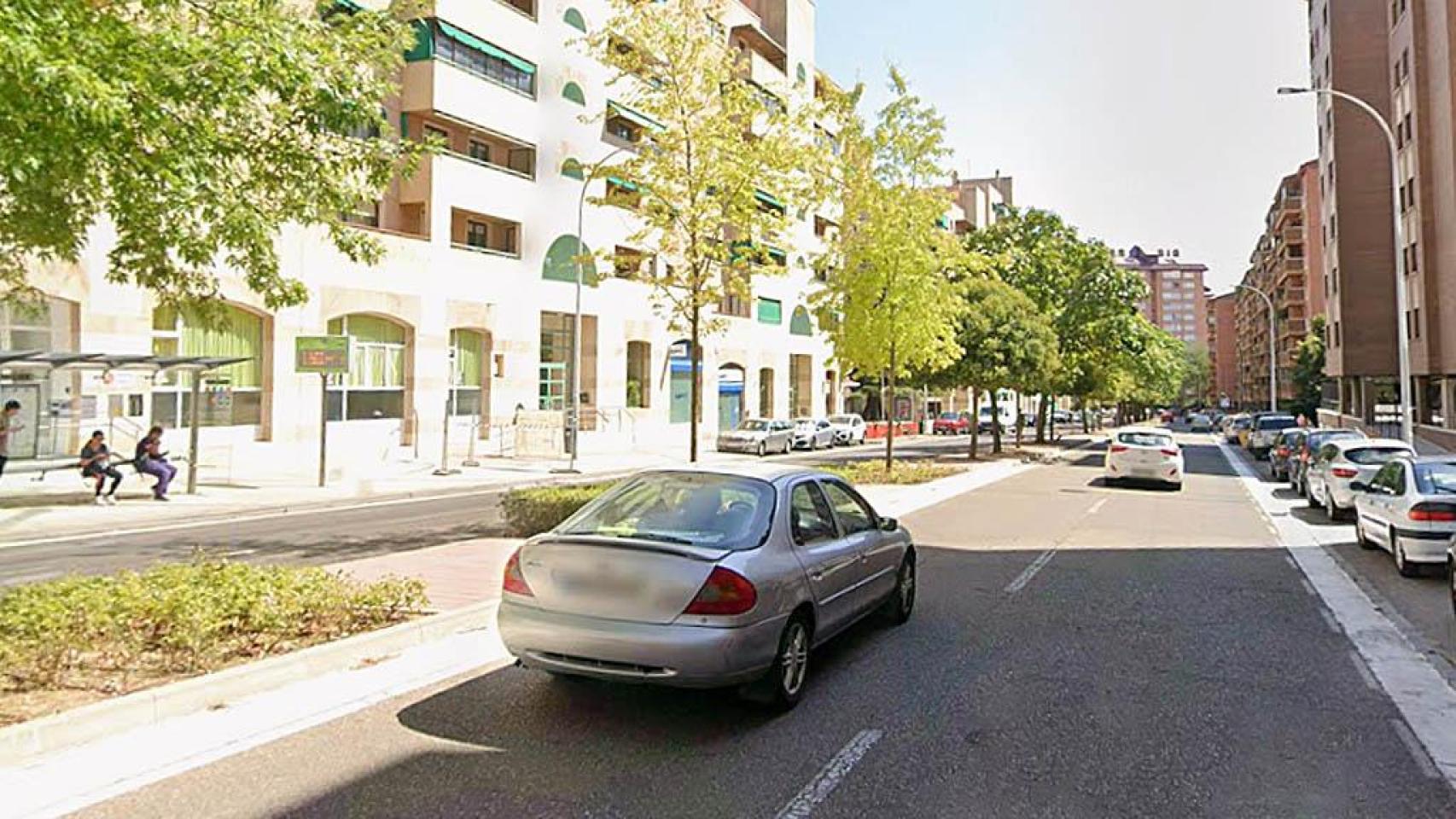 Calle José Garrote Tebar en Parquesol.
