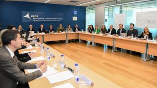 Reunión, este martes, del Comité de Coordinación Aeroportuaria en Santiago.