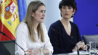 Sara Aagesen, vicepresidenta tercera para la Transición Ecológica, en rueda de prensa tras el consejo de ministros.