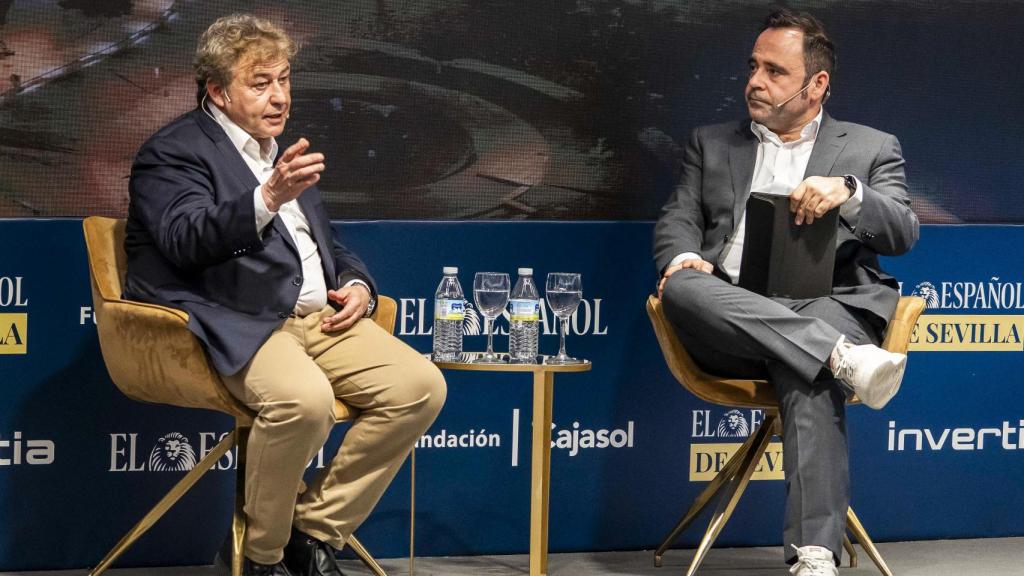 José Antonio García Agüero durante su intervención en el VI Foro Económico Español en Andalucía.