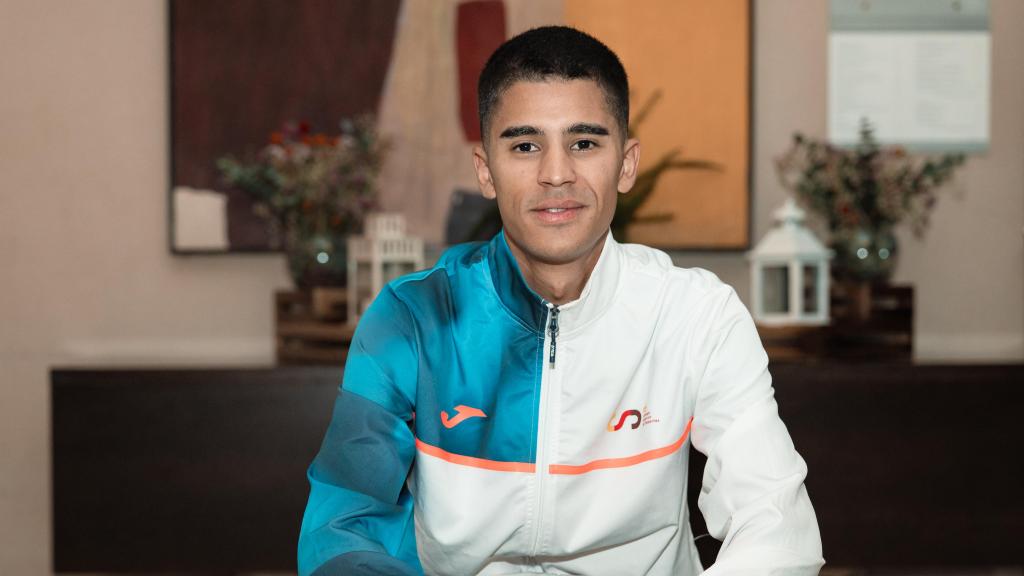 Mohamed Attaoui, durante la entrevista con EL ESPAÑOL.