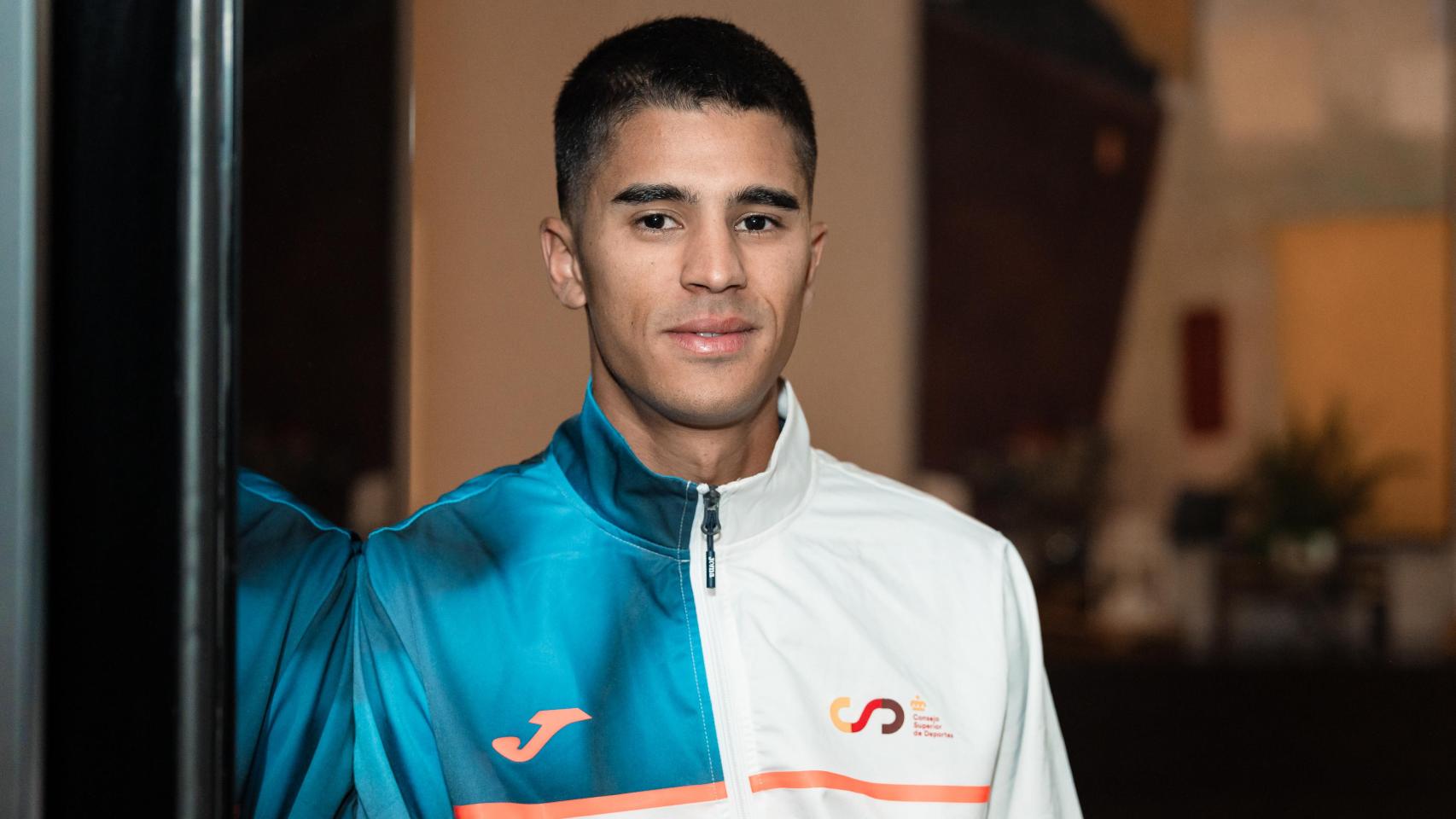 Mohamed Attaoui, durante su entrevista con EL ESPAÑOL.