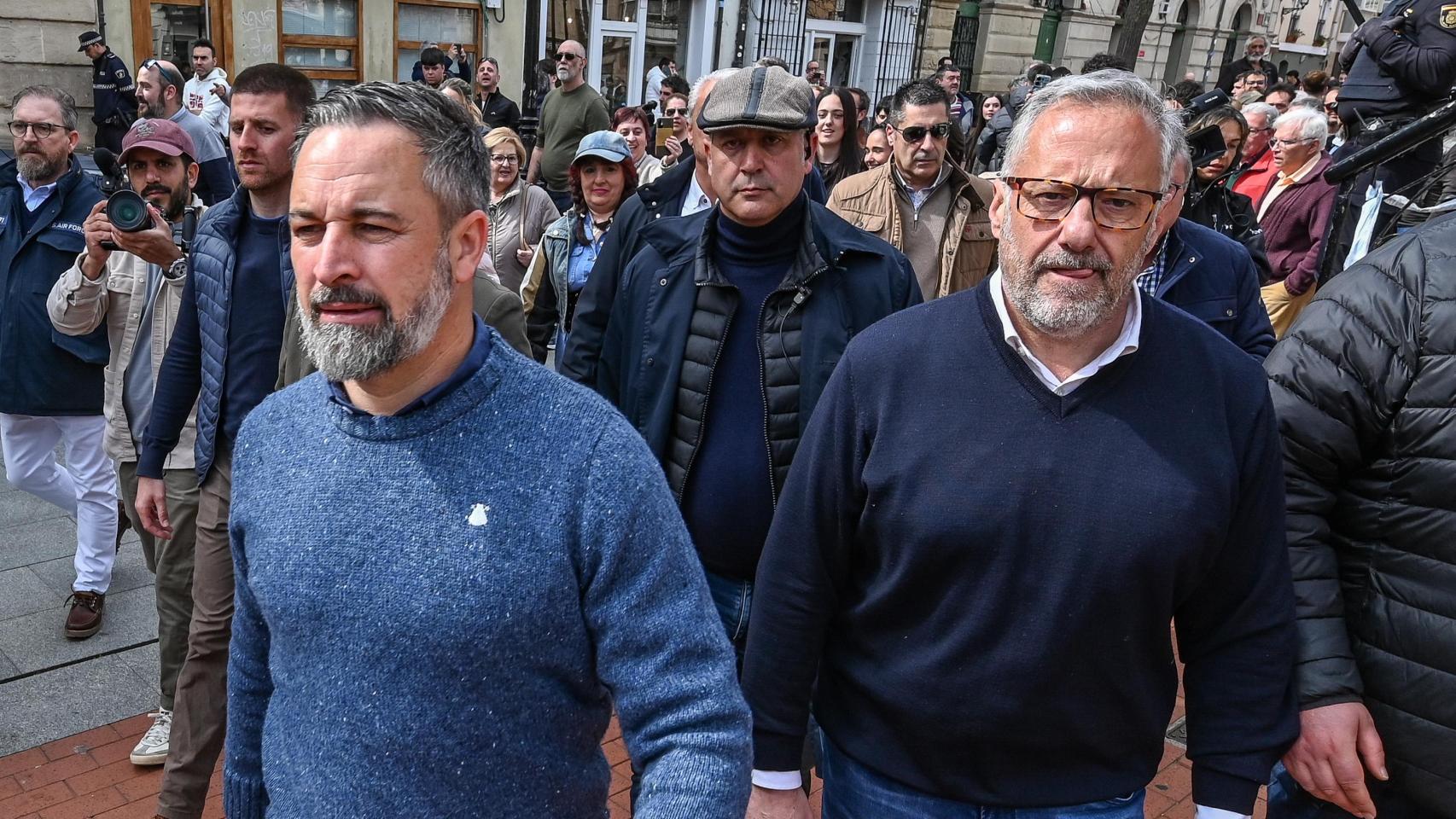Santiago Abascal y Carlos Pollán