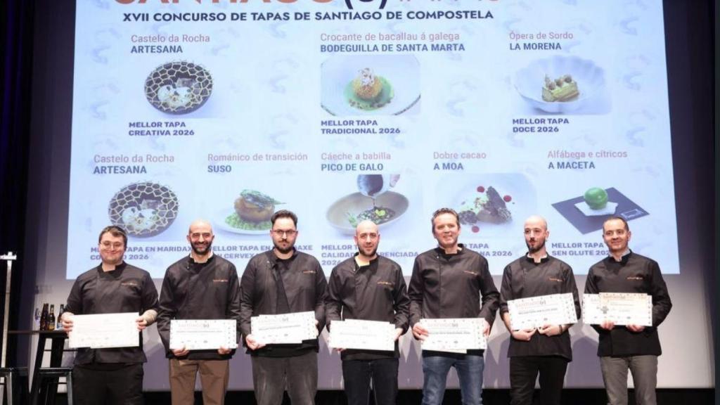 El Santiago(é)Tapas ya tiene ganadores: Artesana, La Bodeguilla de Santa Marta y La Morena