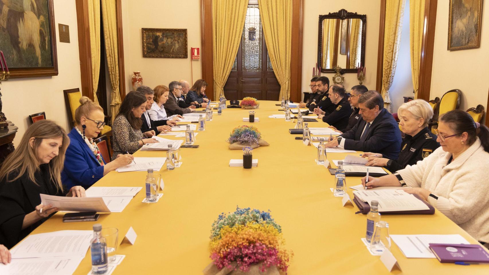 Instante de la reunión.