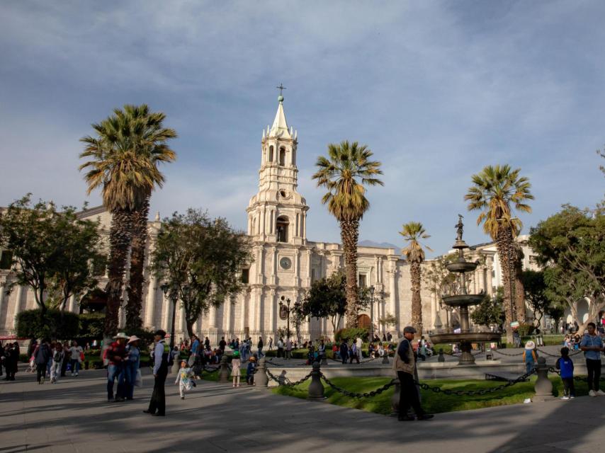 Plaza de Armas de Arequipa.