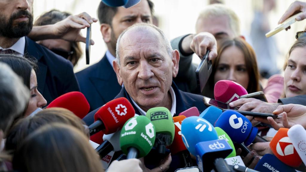 José Ángel González, el pasado 17 de marzo, tras declarar ante el juez.