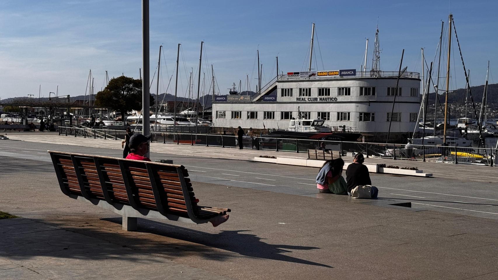 El paseo marítimo de Vigo, a 17 de marzo de 2026