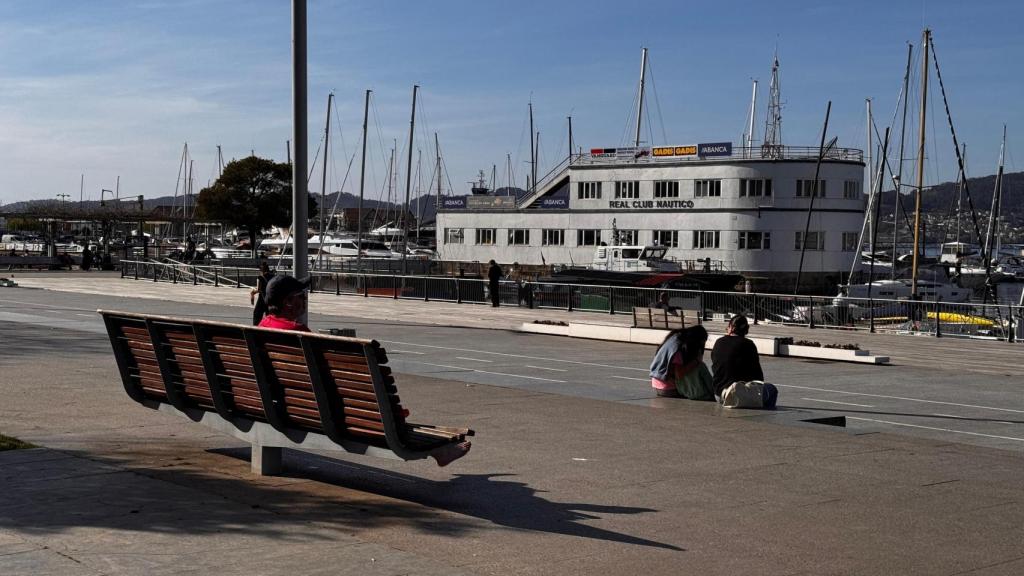 El paseo marítimo de Vigo, a 17 de marzo de 2026