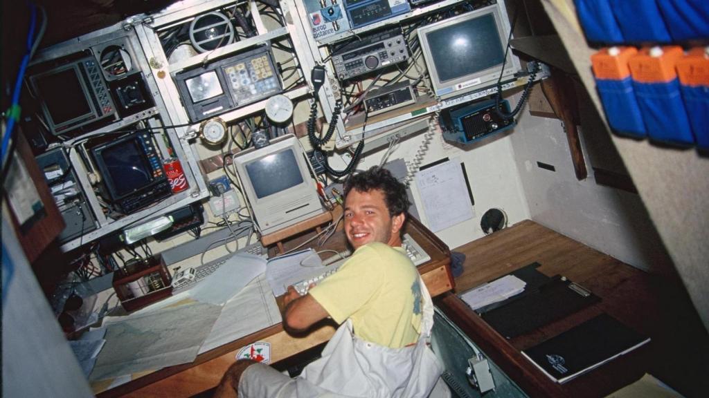 Patrón embarcación años 80. Patrón de una embarcación de The Ocean Race con la tecnología de la época en los años 80.