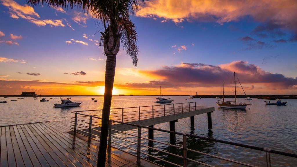 El paseo marítimo de Lanzarote.