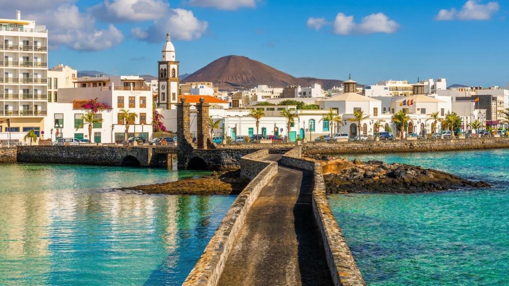 El paseo marítimo de Lanzarote.