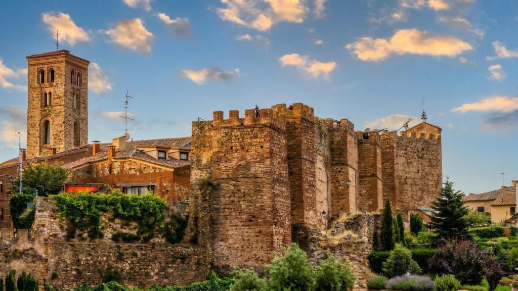 El Castillo de Mendoza, en Buitrago del Lozoya (Madrid).
