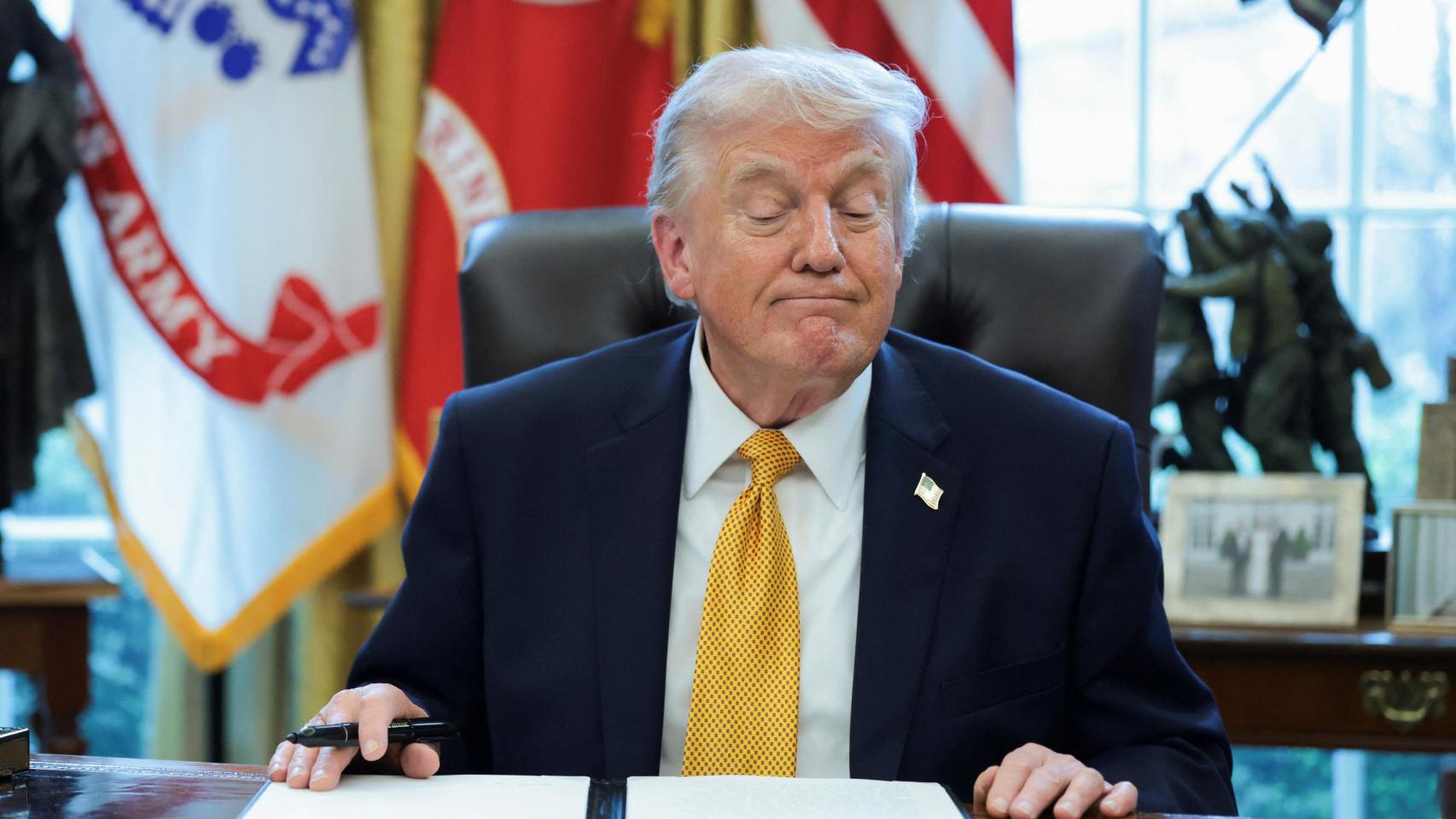 Donald Trump, en el Despacho Oval.