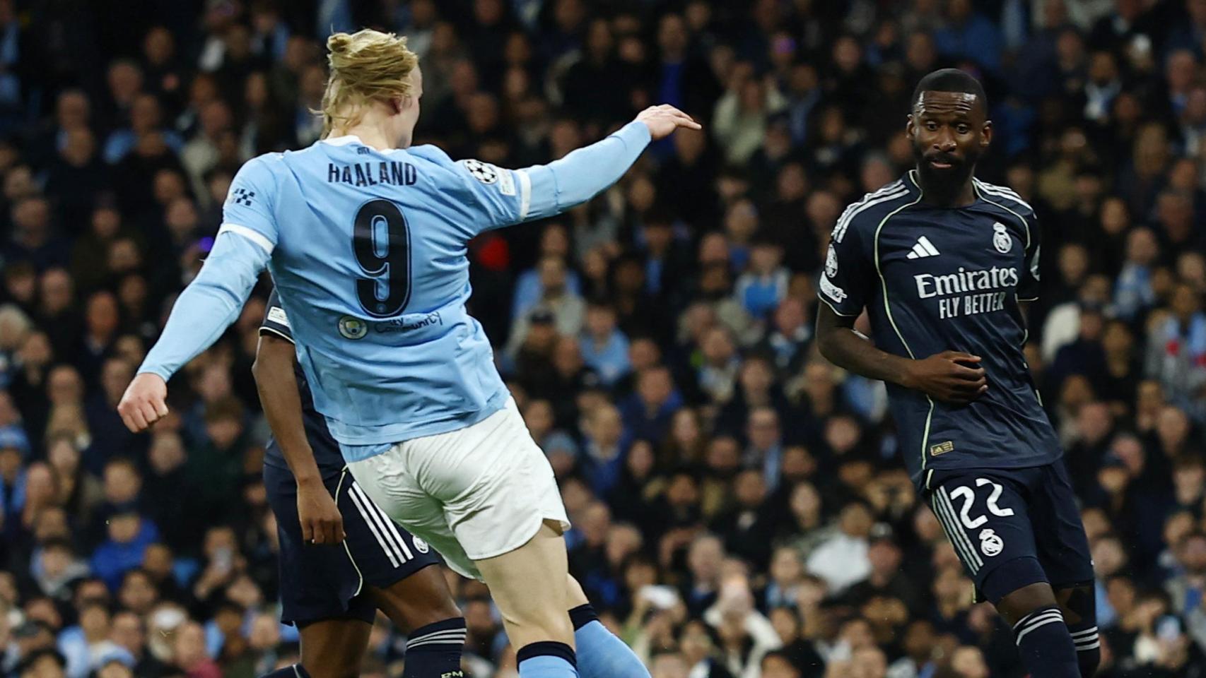 Manchester City - Real Madrid, fútbol hoy en directo | Gol de Vinicius y Haaland en el partido de octavos de Champions League
