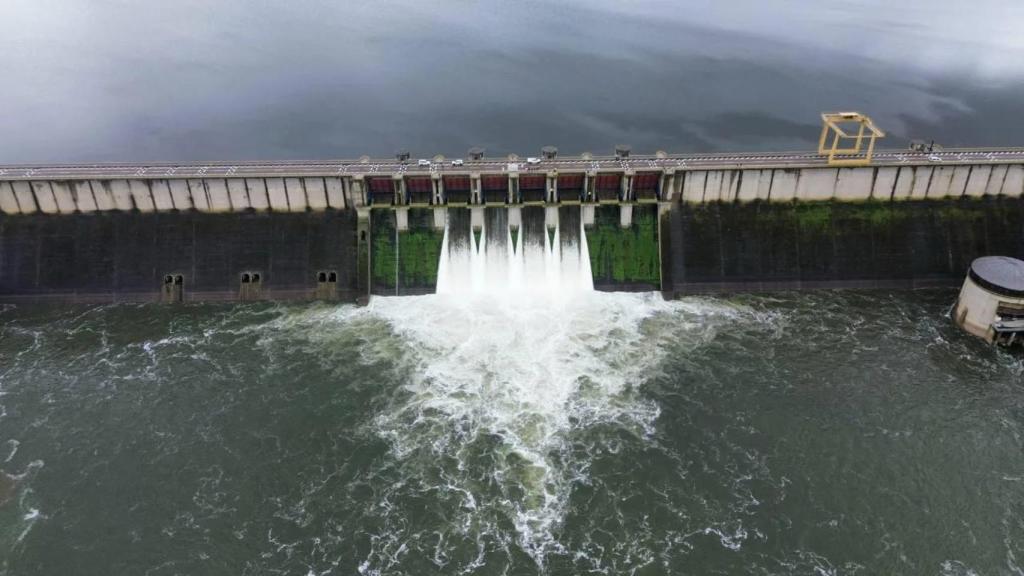 Imagen del considerado mayor embalse de España por su capacidad total de almacenamiento.