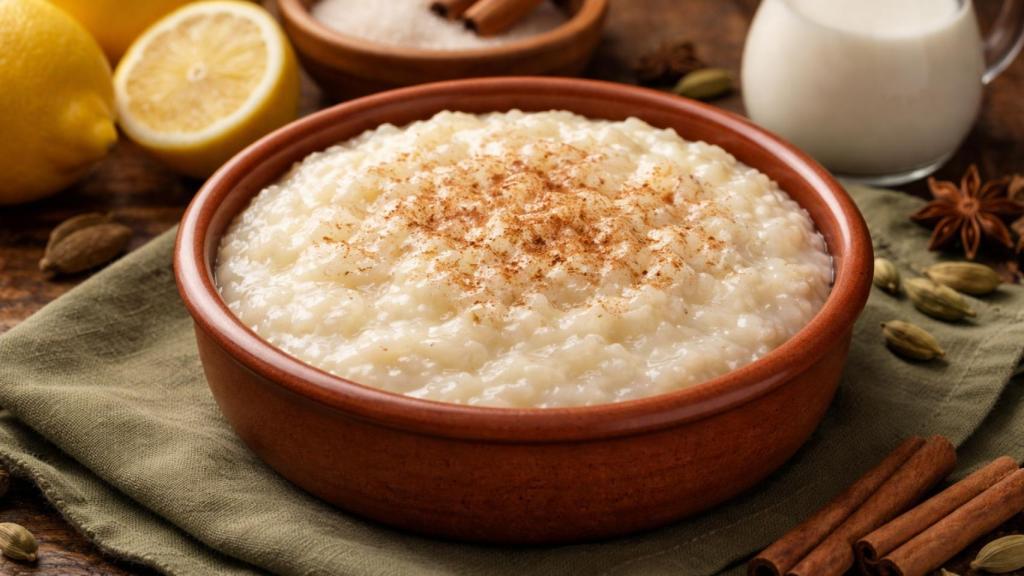 Una cazuelita de arroz con leche