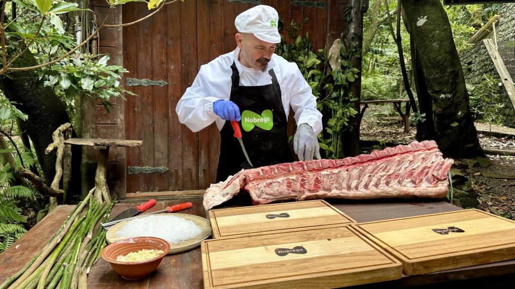 Nobrega es la marca de vacuno que trabaja con muchos chefs de Madeira, incluido Octavio Freitas.